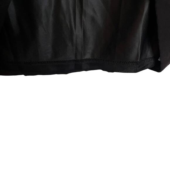 THML Embroidered Flutter Sleeve Mini Shift Dress Black Cream Boho Lace Trim S - Picture 6 of 10